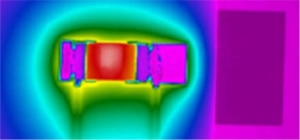 Resistor chip without cooling with thermal jumper