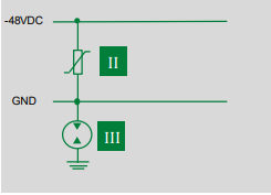 Protection solution for 48V DC power supply