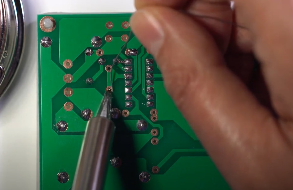 Soldering a PCB