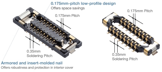 Molex Quad-Row Connector Pitch Spacing