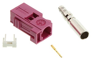 FAKRA Straight Jack Crimp Connector