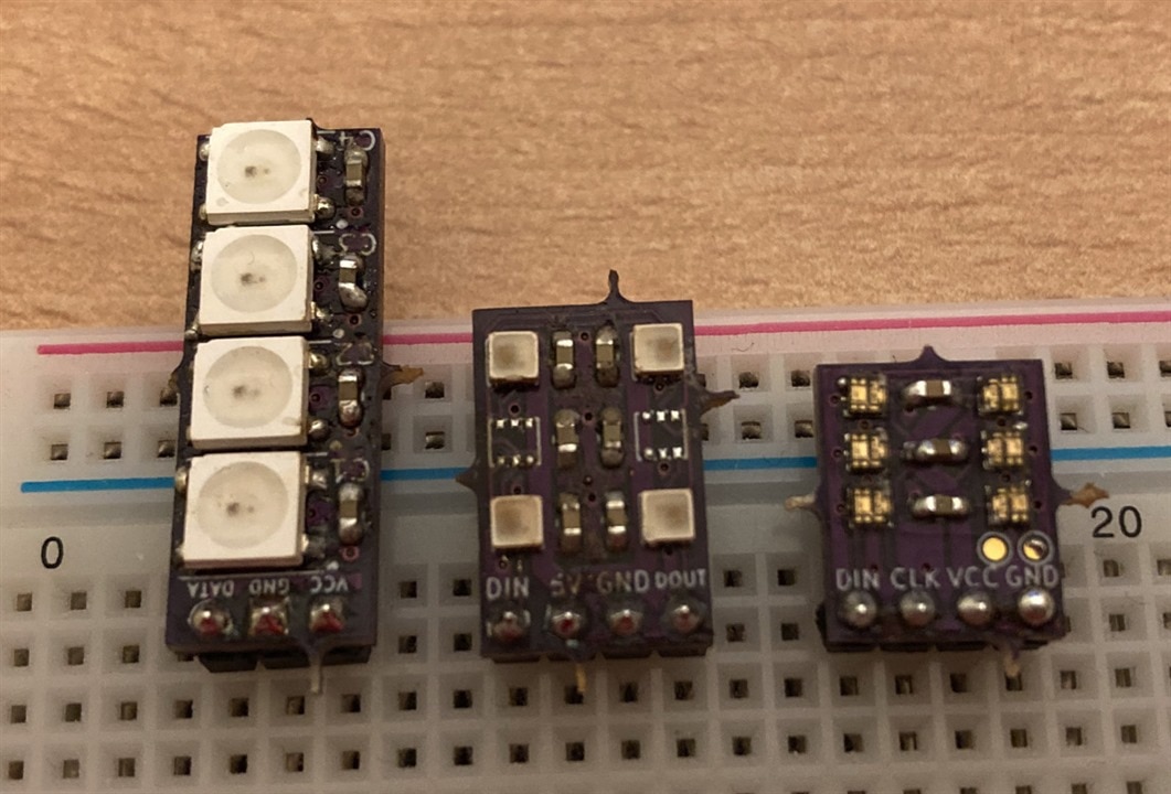 all 3 assembled PCBs