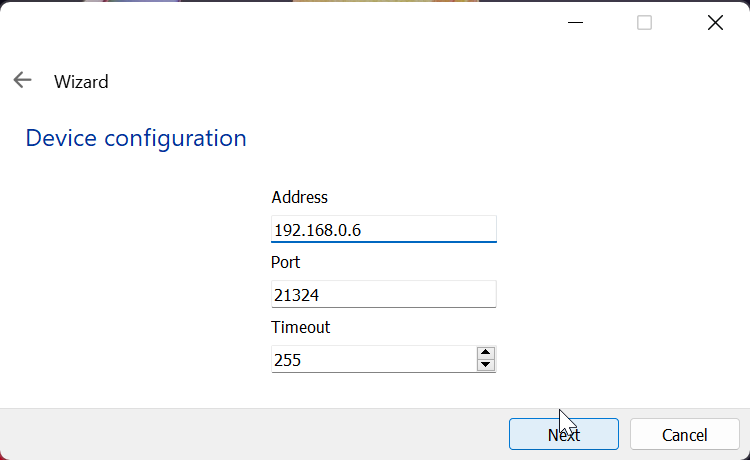 Wireless configuration and setup