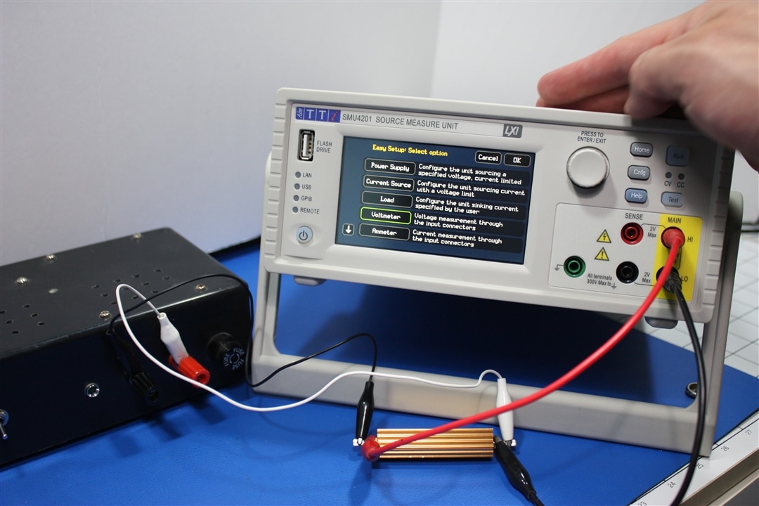 Figure 5. Easy Setup Voltmeter configuration