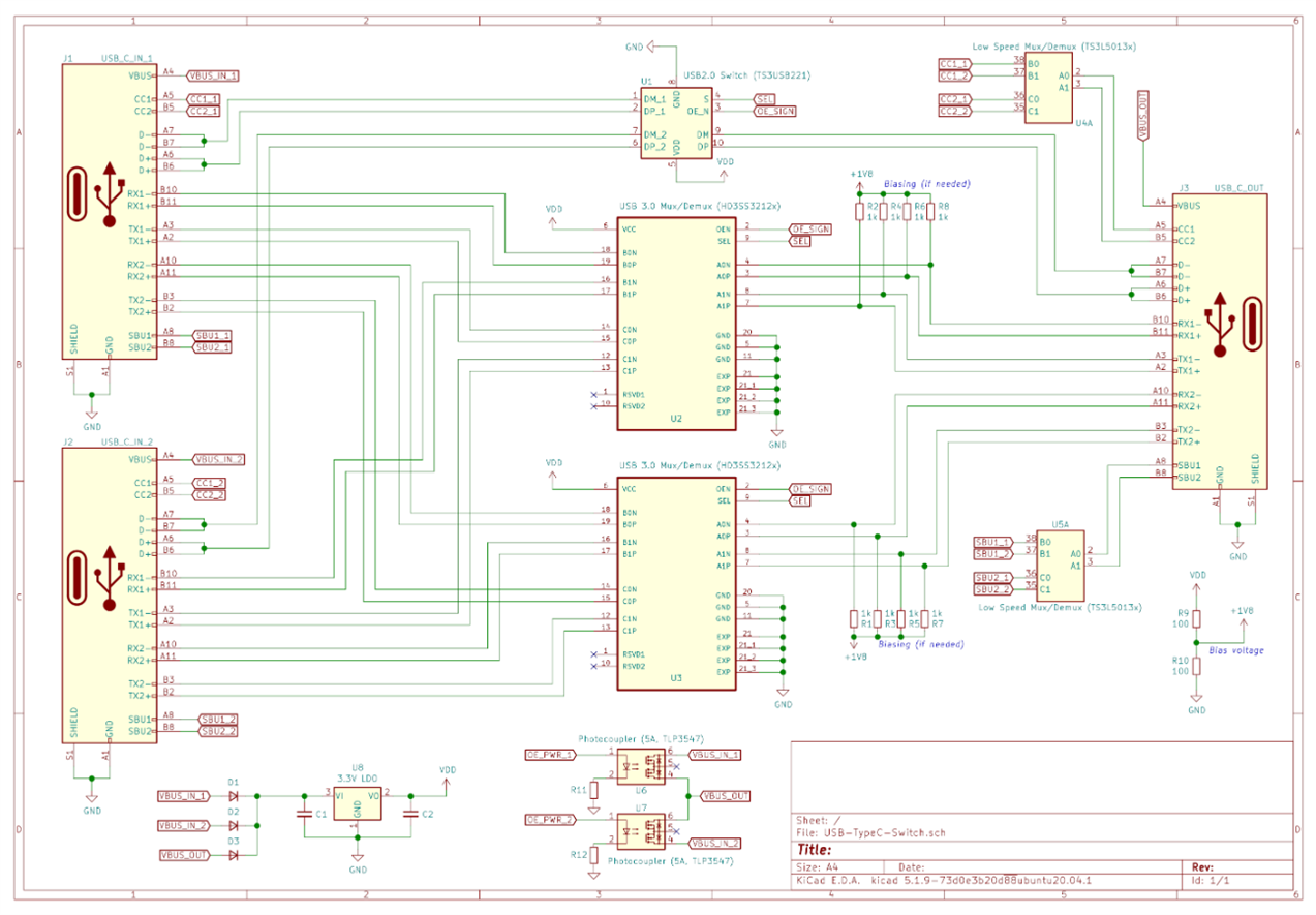 USB 3.x Type-C Switch (KVM type) - Design Review - element14 Community