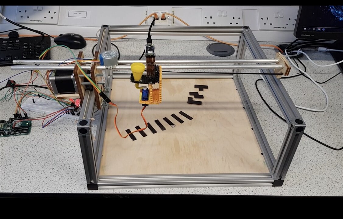 Version one of magnetic field scanner