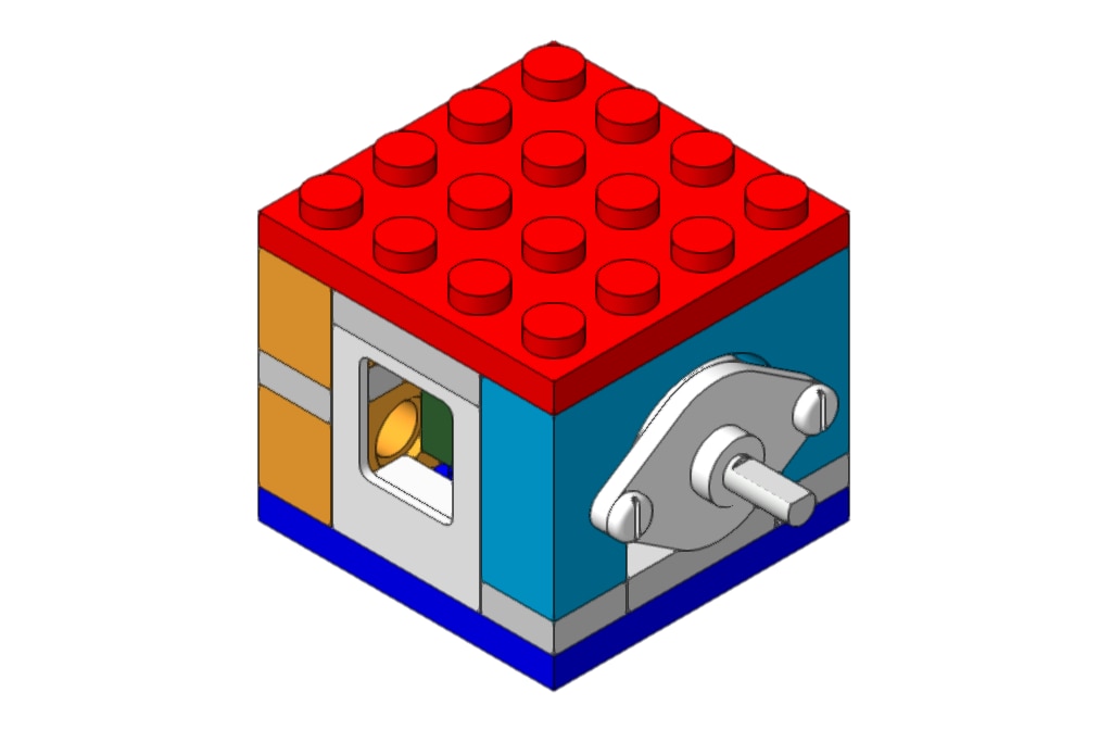 left iso with the Lego arch