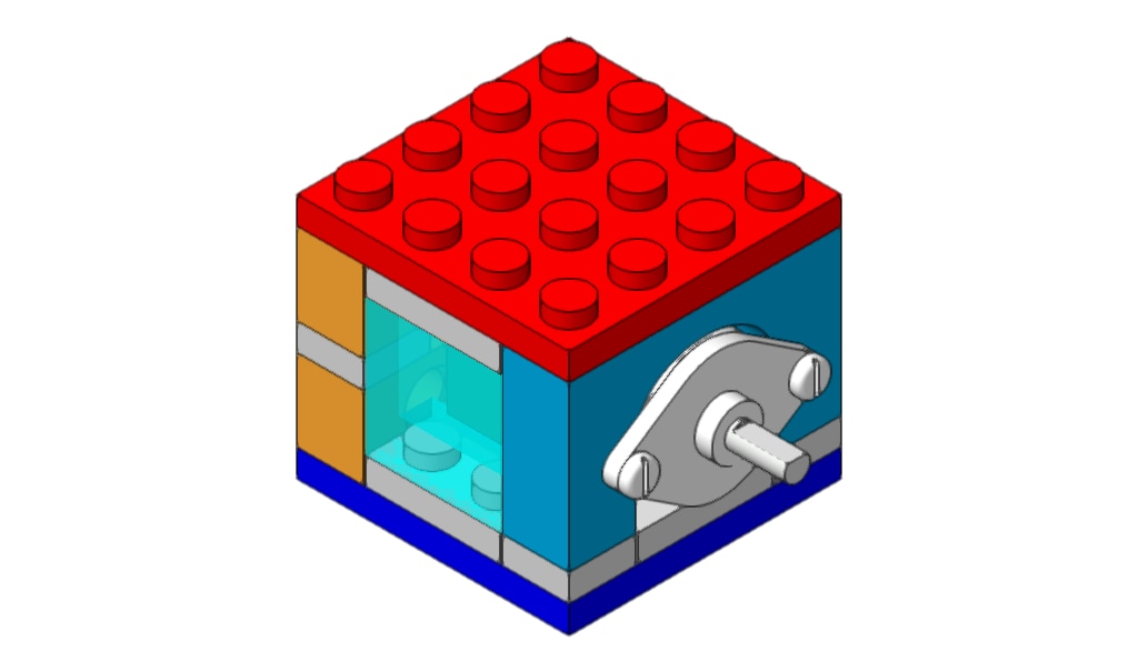 left iso showing arch and wall element