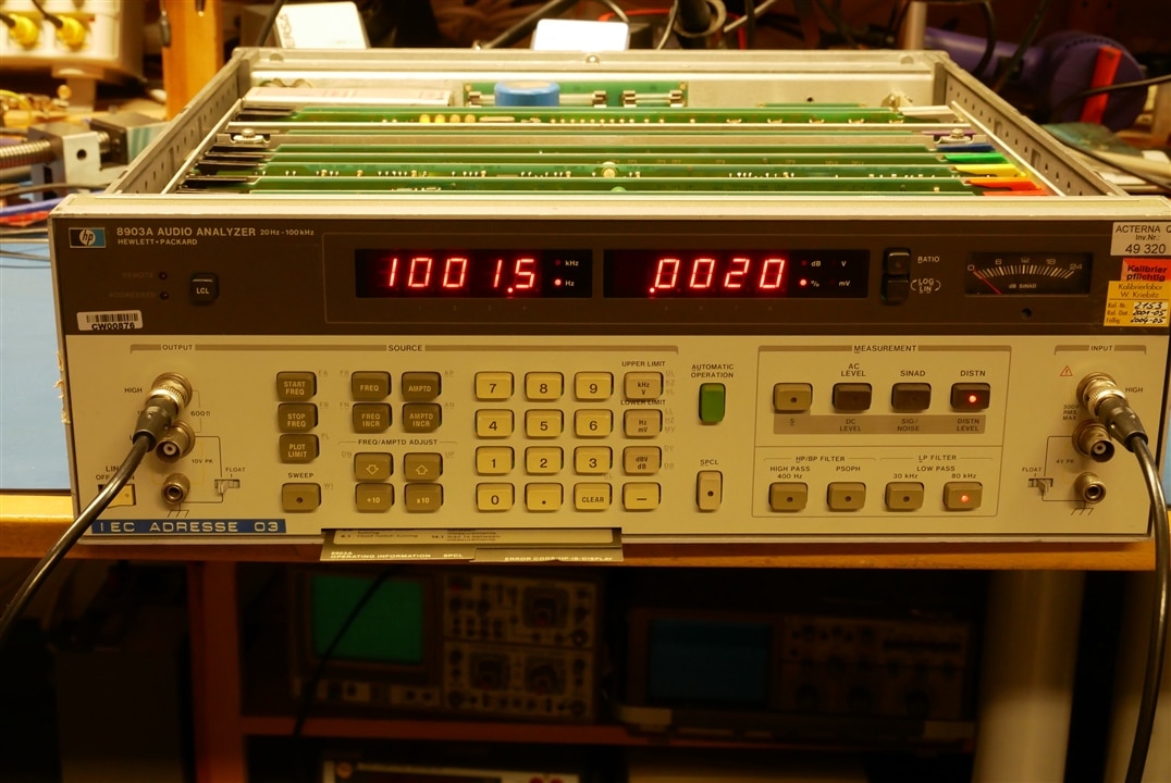 AUDIO MEASURING SYSTEM BASED ON HP 8903A - element14 Community