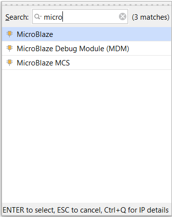 MicroBlaze IP