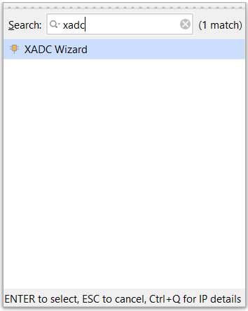 XADC Wizard