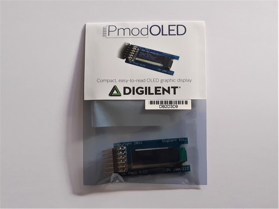 Digilent PmodOLED unboxing