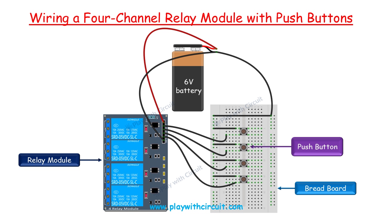 Interfacing a 5V 4-Channel Relay Module with Arduino Uno - element14 ...