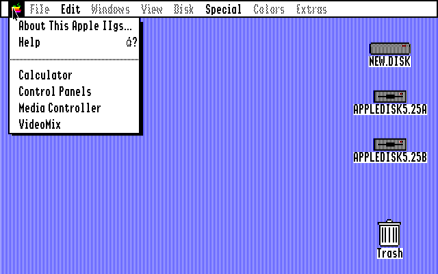 Example Apple IIgs GS/OS screenshot