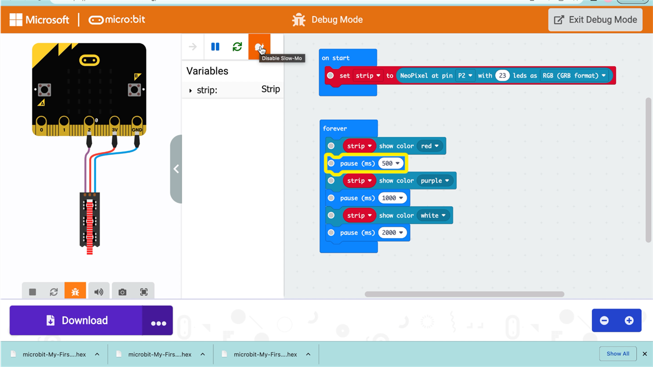 MakeCode Debug Mode