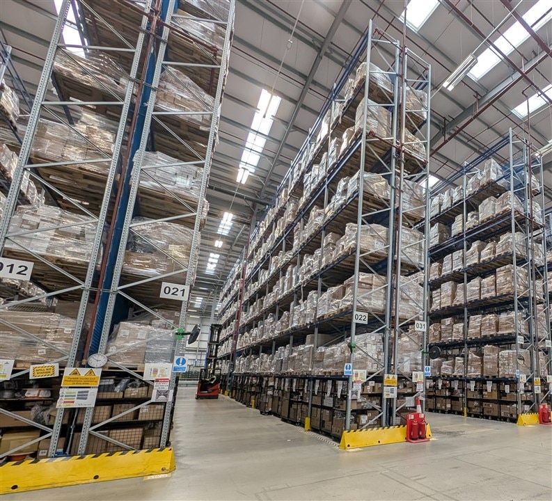 High Shelving and Forklift