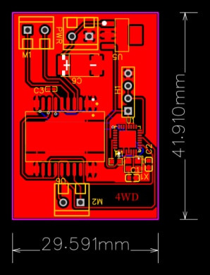 PCB of the RX module of Pantomime