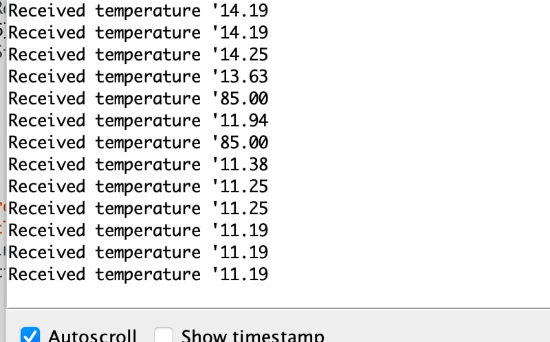 Remote temperature
