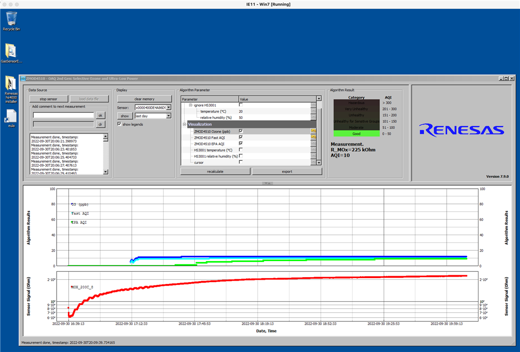 Extended home office air quality test