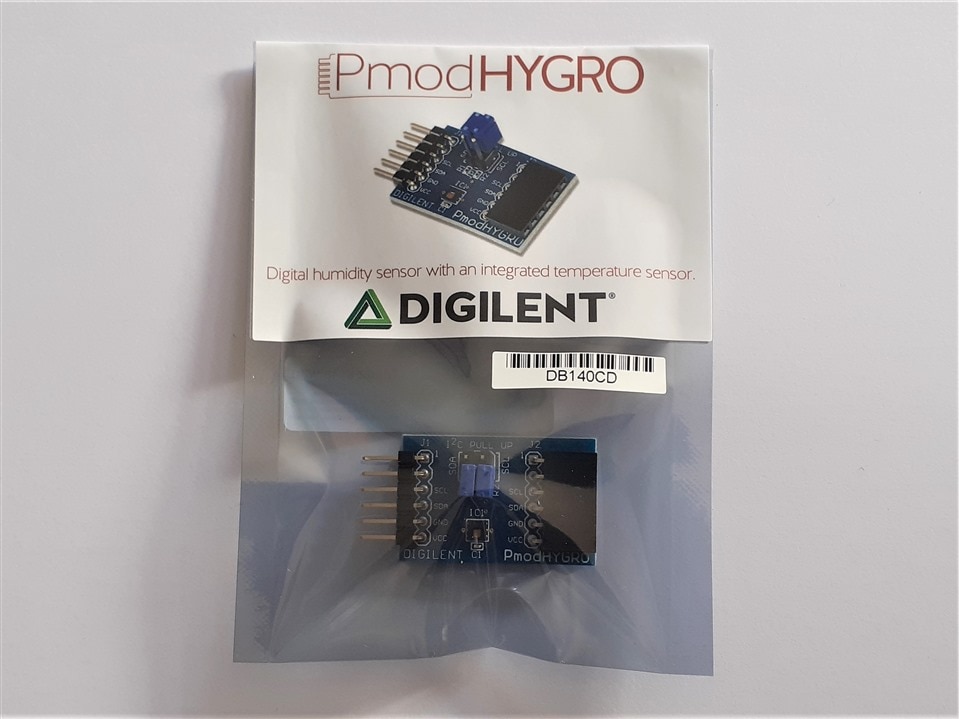 Digilent PmodHYGRO - Digital humidity sensor with an integrated temperature sensor