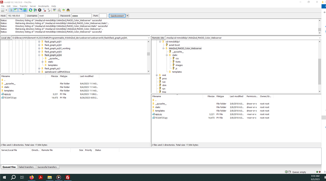 FileZilla_MiniZed_WiFi_FTP