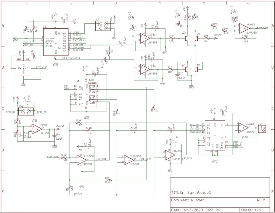 Multi-Voice Synthesizer - Part 4 - New schematics and layouts ...