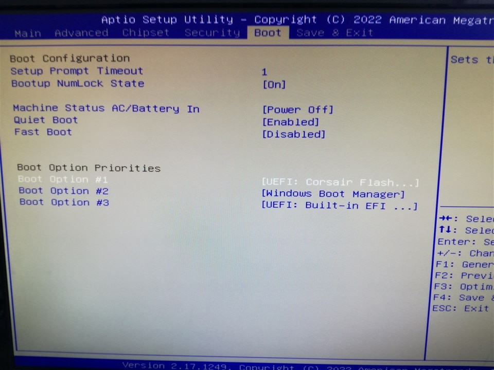 bios boot order