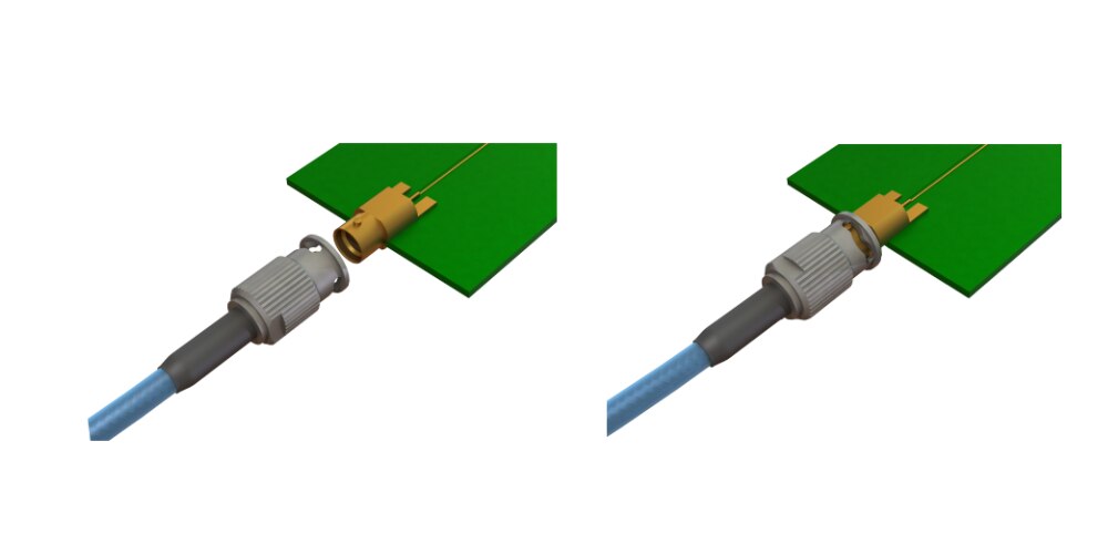 Secure Locking R/A Cable Connectors From SV Microwave