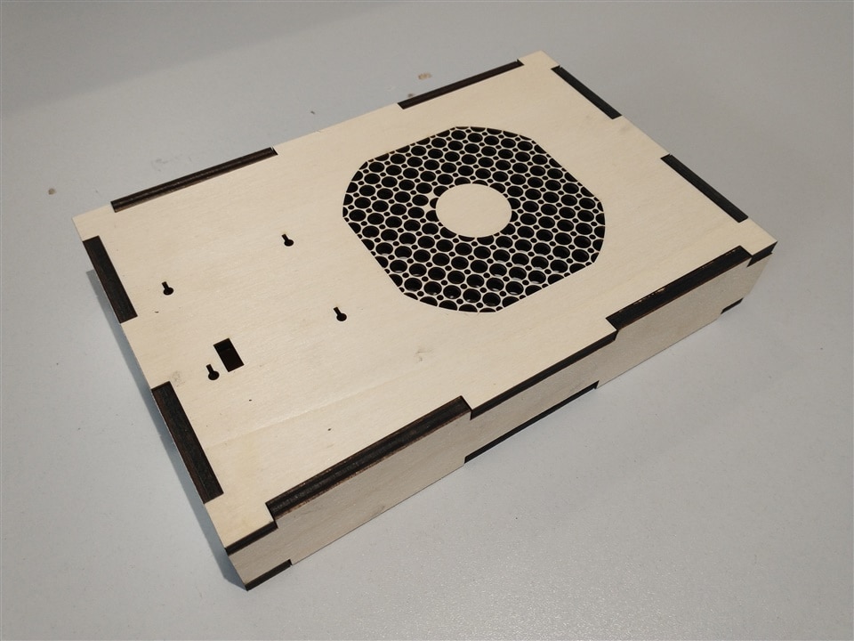 Enclosure part assembled