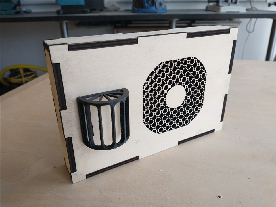 Enclosure fully assembled