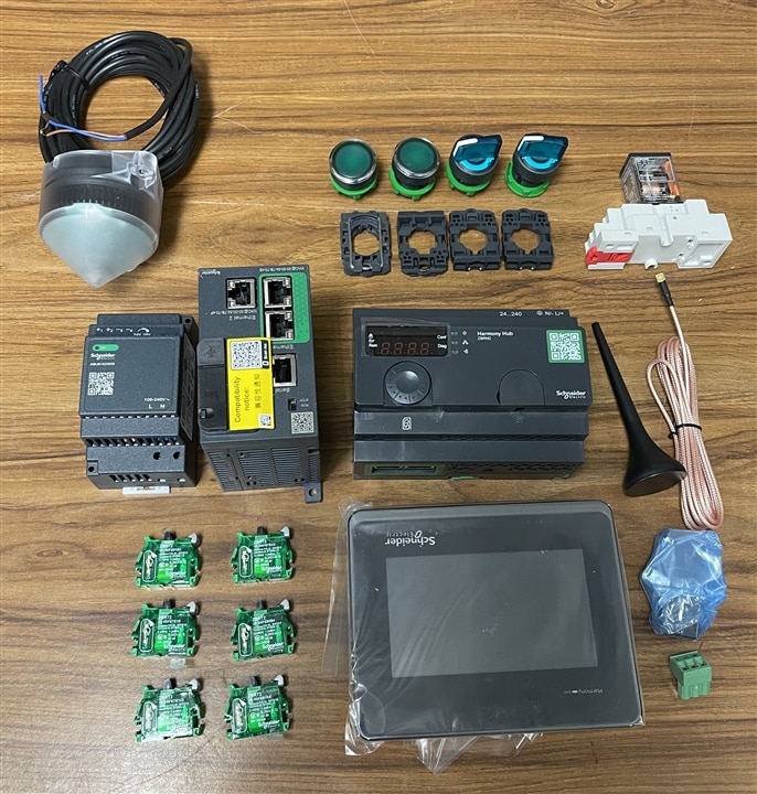 The kit parts