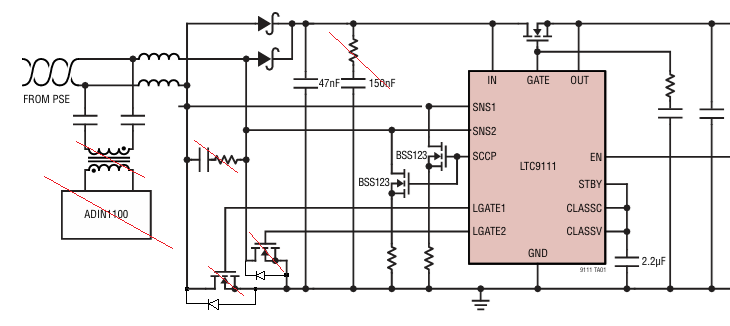 LTC9111 simplified