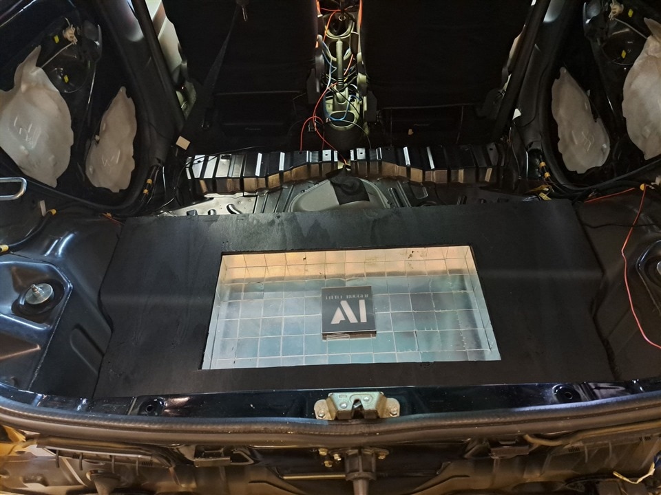 This is where it goes in the car. 