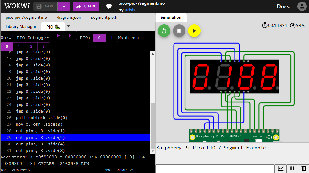 Tm1637 7 Segment Display With Raspberry Pi Pico 60 Off 6392