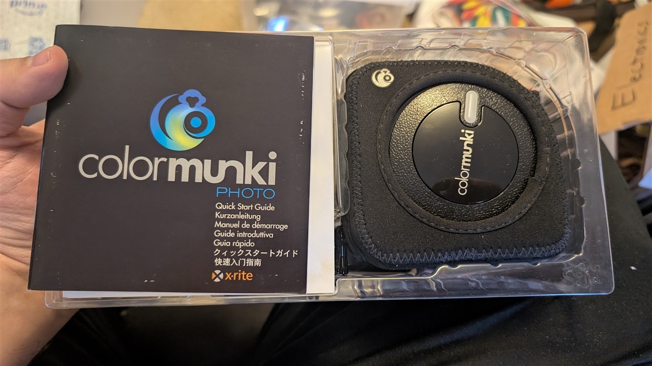Colormunki Photo in box
