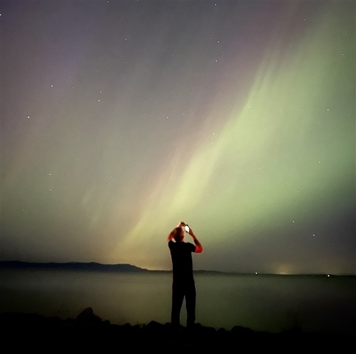 Northern lights in BC Canada