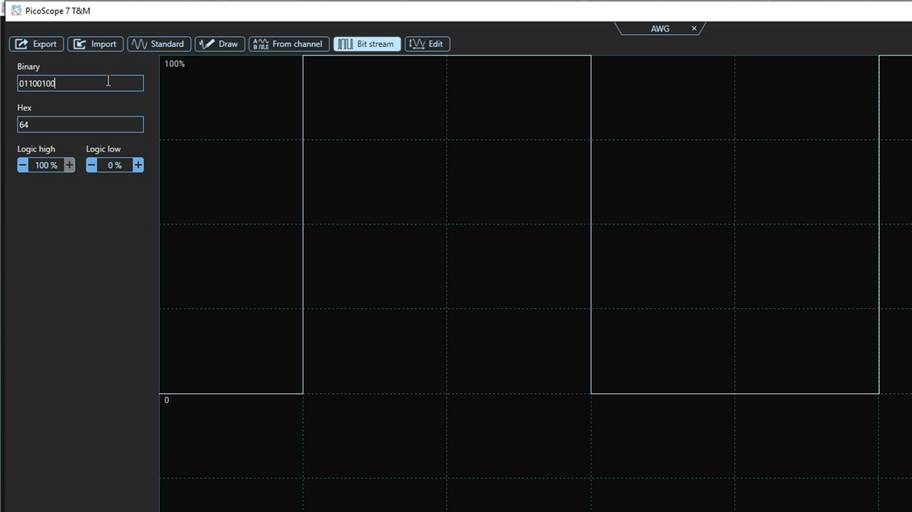 04 - 100d 64hex in awg editor