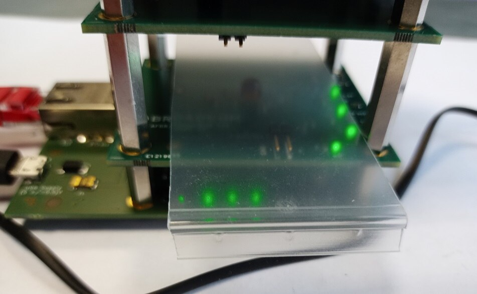 Semitransparent foil