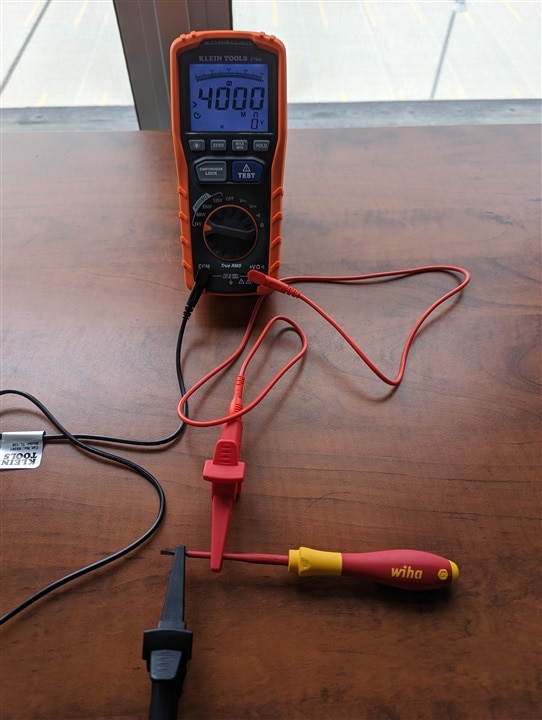 Wiha Screwdriver being tested