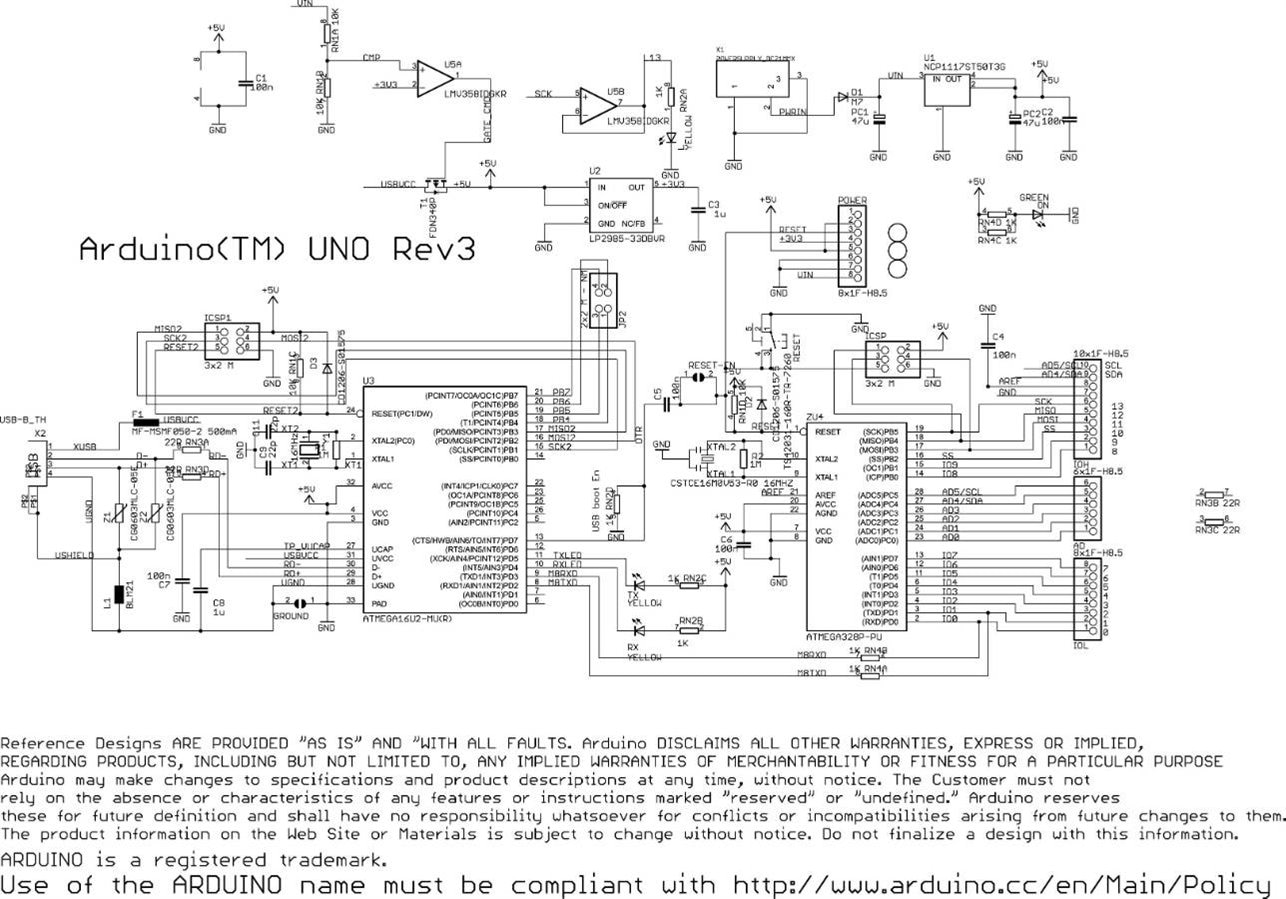 Arduino Uno Rev 3 Pinout, Atmega168/328 Pin Mapping, Schematics, Eagle  Files, And More! - Element14 Community