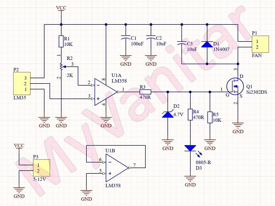 Cooling FAN Controller Using an LM35 (No MCU) element14 Community