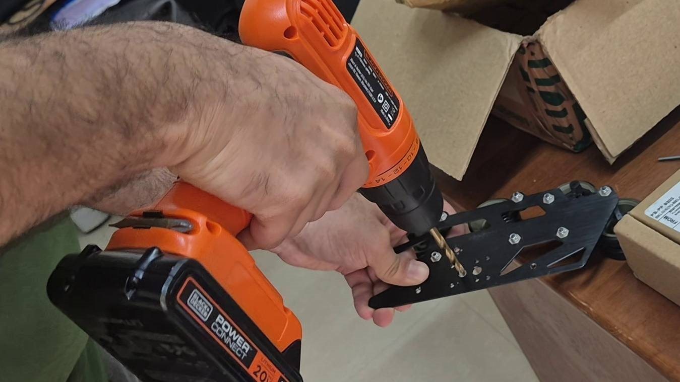 Drilling locatr hole