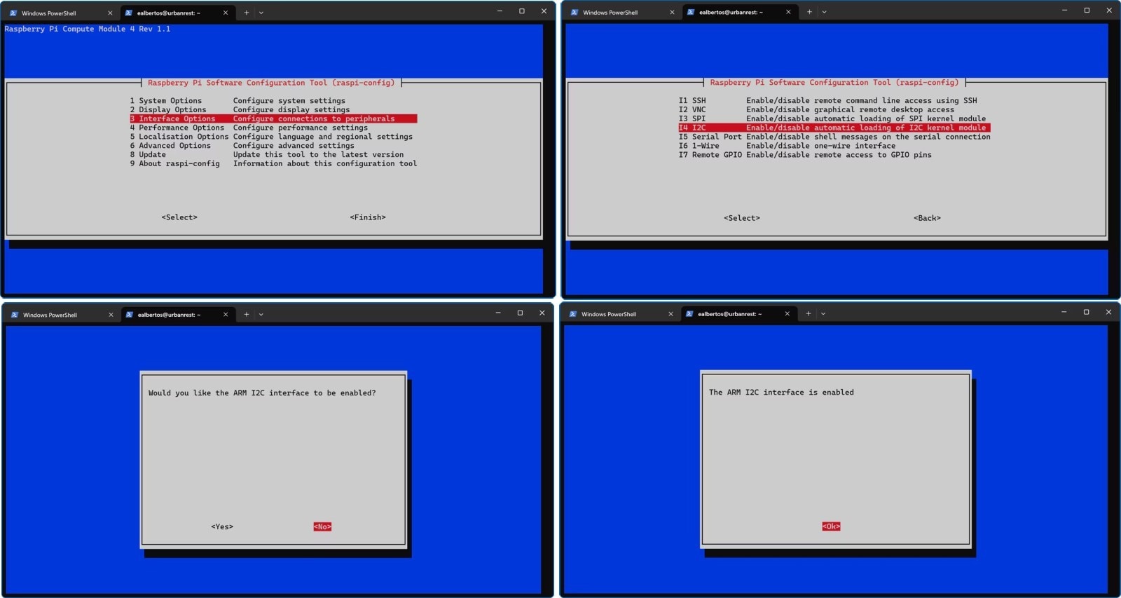 Raspberry Pi Enable I2C