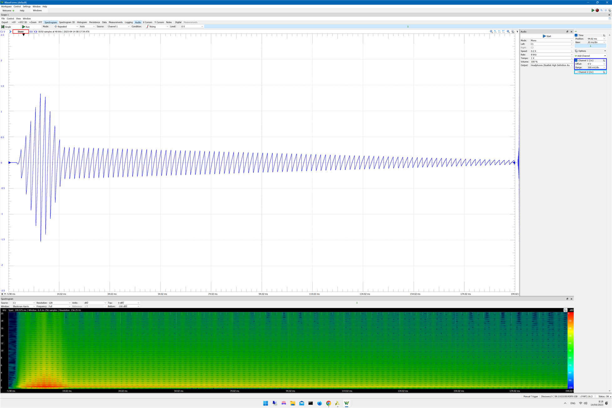 sawtooth wave generator