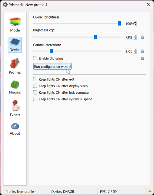 Configuration wizard icon