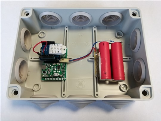 sensor installed