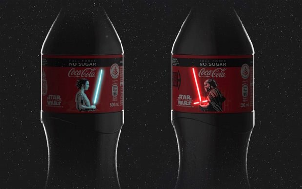 These Star Wars Coca Cola Bottles Light Up When You Touch Them 