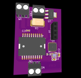 3D Model of the Receiver PCB of Pantomime