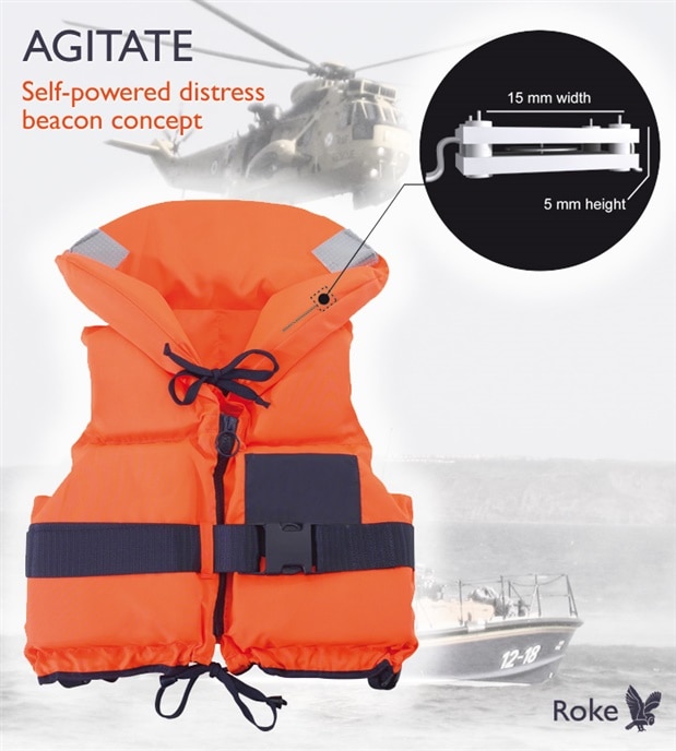 Roke develops first tiny self-charging tracking device, life jacket ...