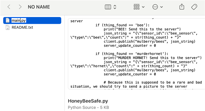 setting a custom main script